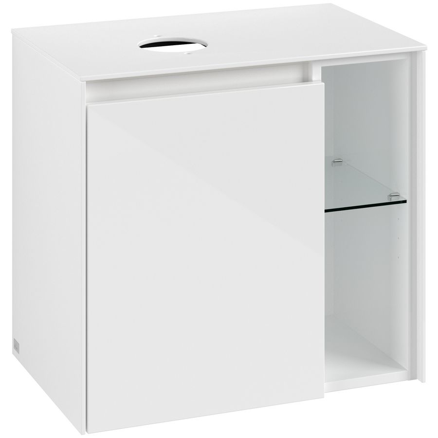Wastafelonderkast Collaro 600x548x380mm Glossy White C152B0DH