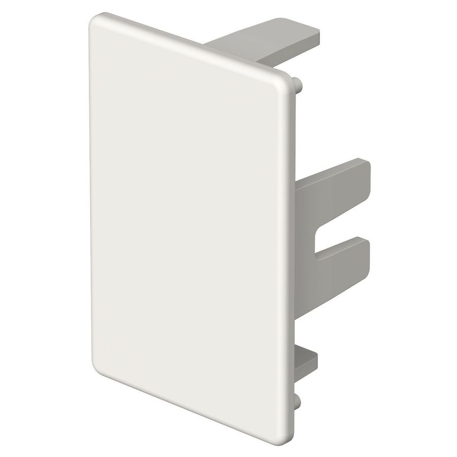 Eindstuk 30x45mm polyvinylchlorid puur wit VVE=10