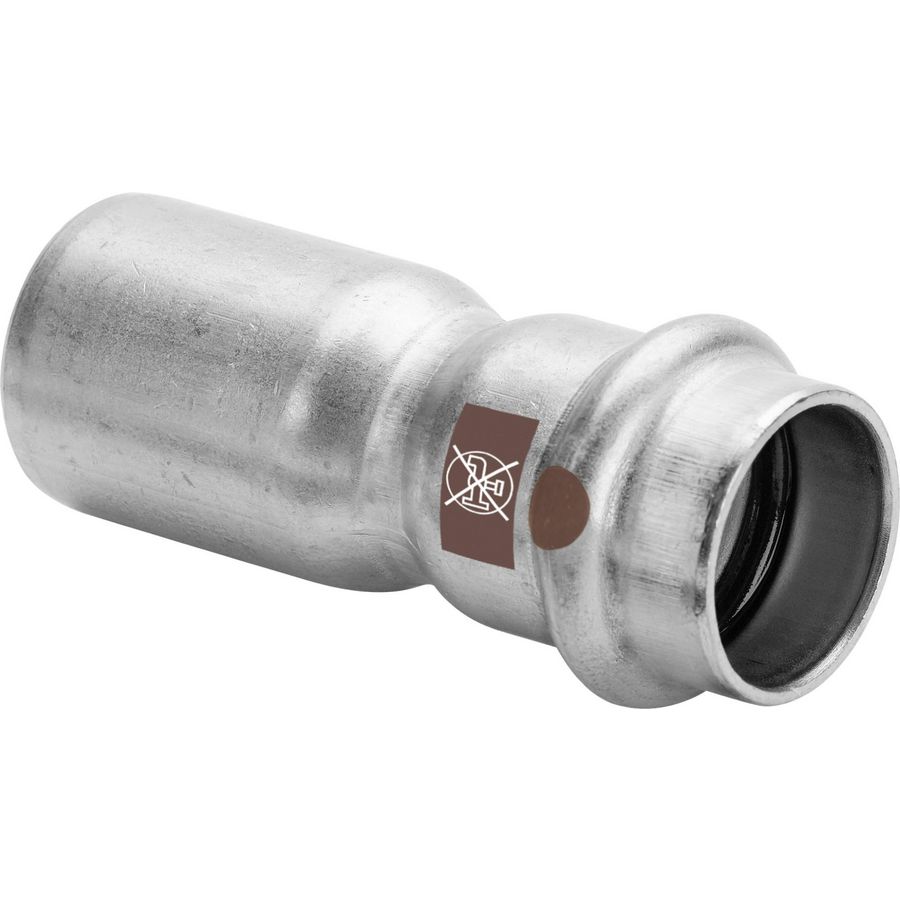 Insteekverloopsok TEMPONOX persaansluiting RVS spie-eind x persaansluiting 35x28mm 1715.1