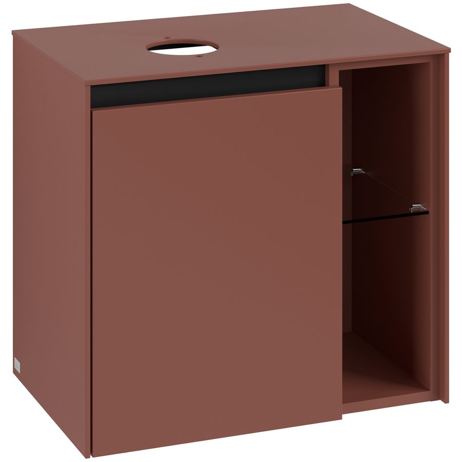 Wastafelonderkast Collaro 600x548x380mm Wine Red C152B0AH