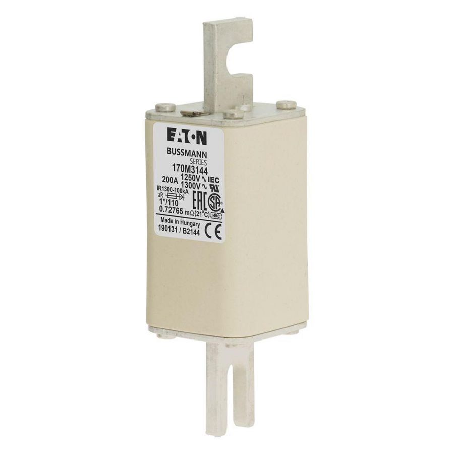 Zekering h. snelheid 200A AC 1250V 100kA compact 1 45 VVE=6