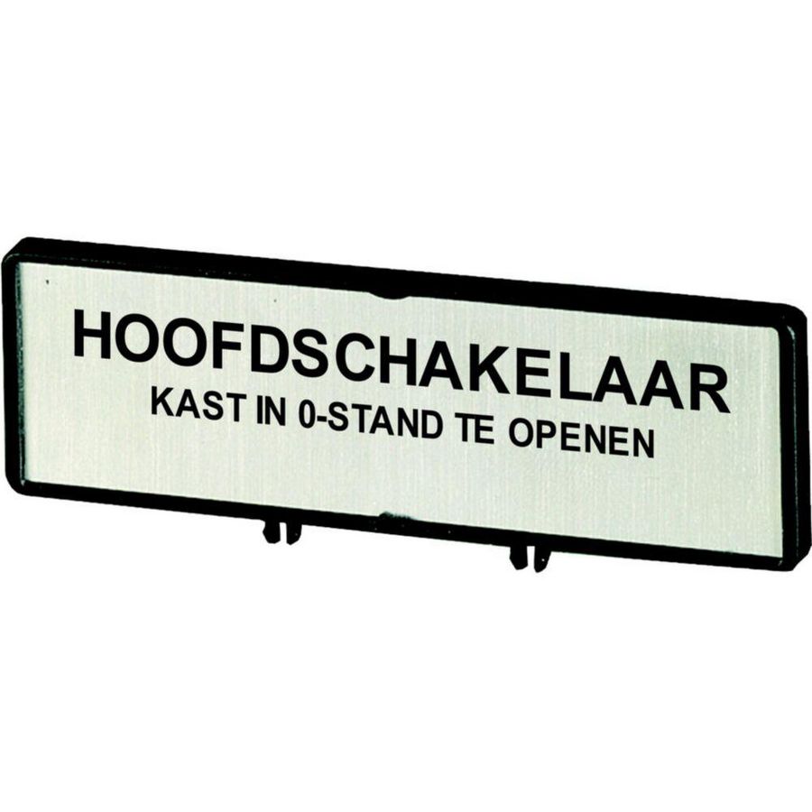 Klemmen met schild hoofdschakelaar ZFS67-T0 (taal Nederlands NL)