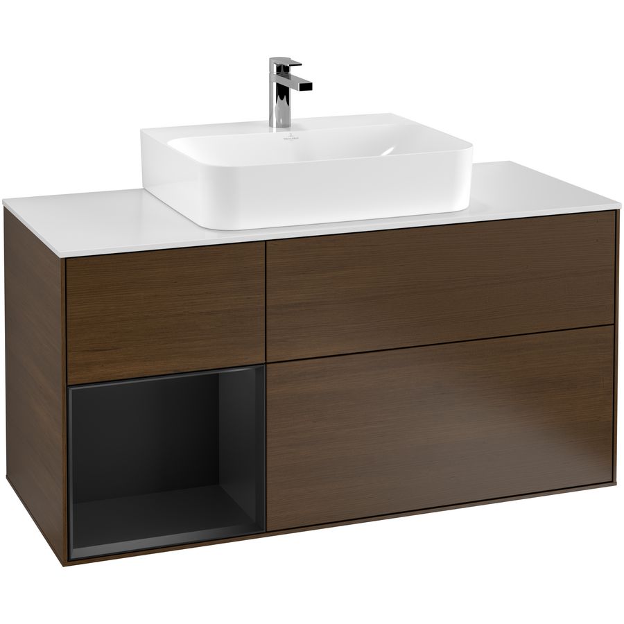 Wastafelonderkast Finion 1200x603x501mm W.Veneer F161PDGN