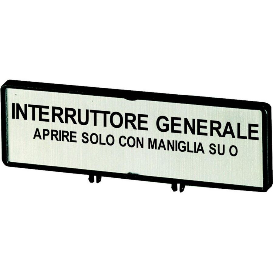 Klemmen met schild hoofdschakelaar ZFS68-P3 (taal in italiaans IT)