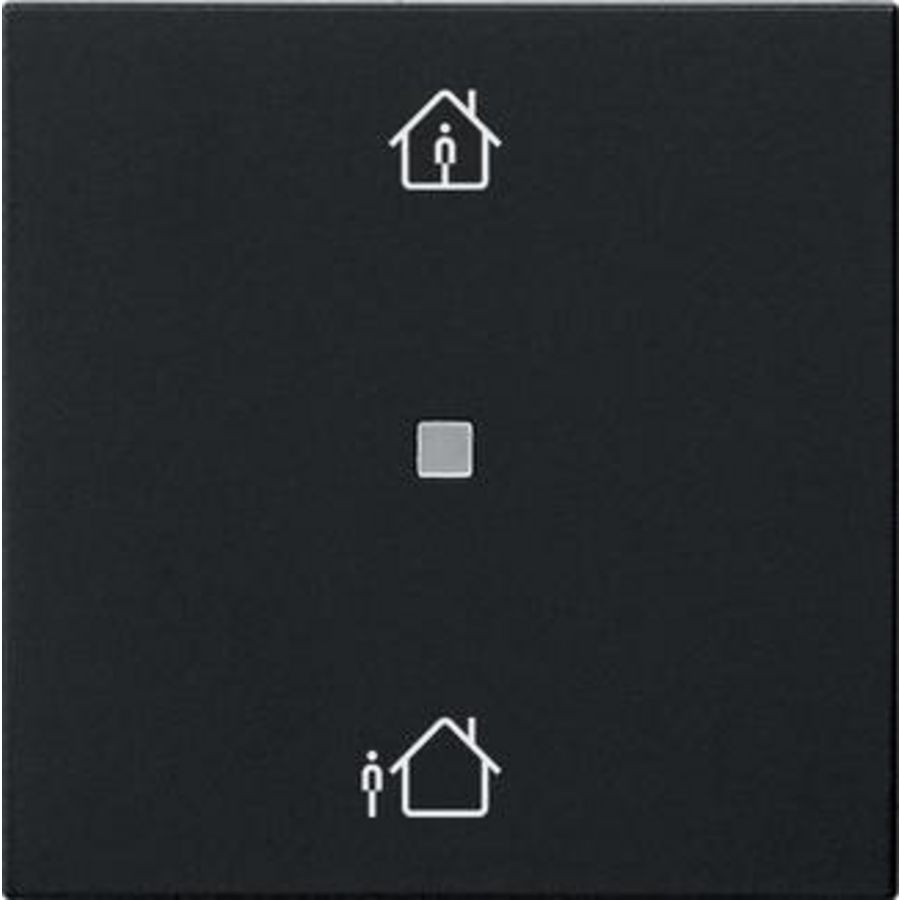 RF Multi bedieningselement-opzetstuk 1-voudig verw.mod. KNX System 55 zwart m