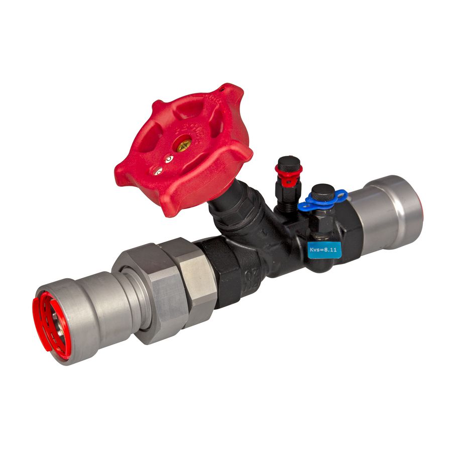 Inregelafsluiter POWERPRESS wartel SF 1.1/4" 2x pers