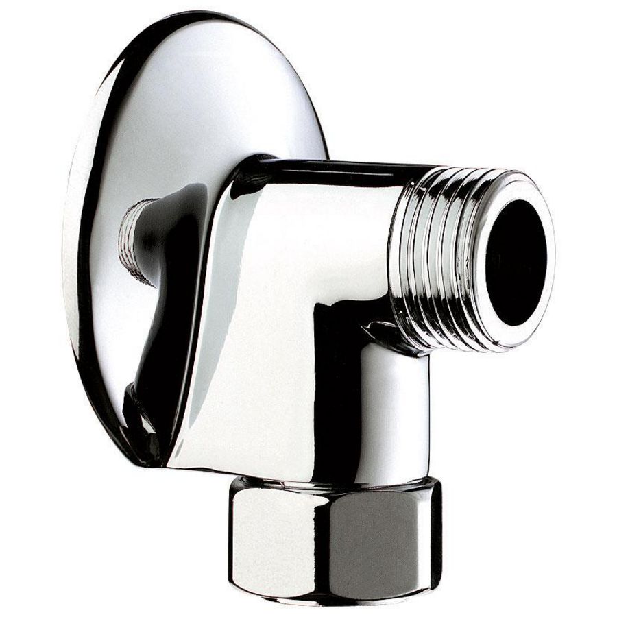 Muurplaatkoppeling M1/2" M3/4" + moer Ø14 set 2st.