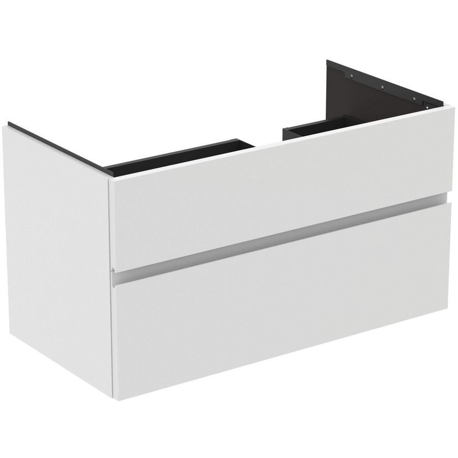 Wastafelmeubel 1000x505x550mm matt white 2 laden Finesse E3446Y1