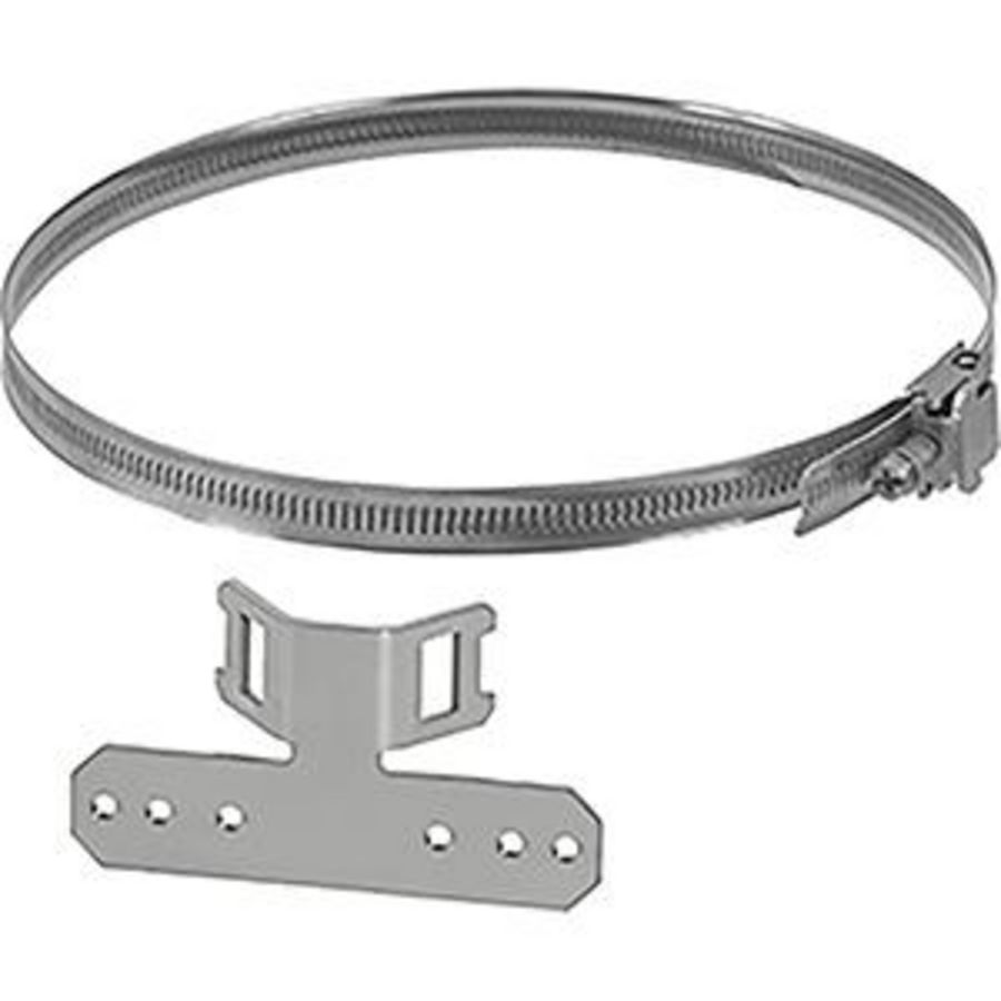 RVS Montageset mast- of paalb. voor EB/DK/KF 02-06