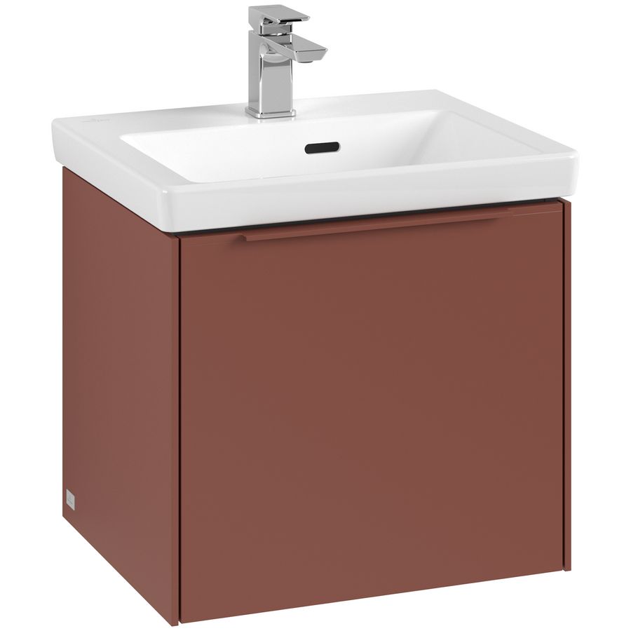 Wastafelonderkastkast SUBWAY 3.0 473x429x407,5mm Wine Red C580L2AH greep monochroom