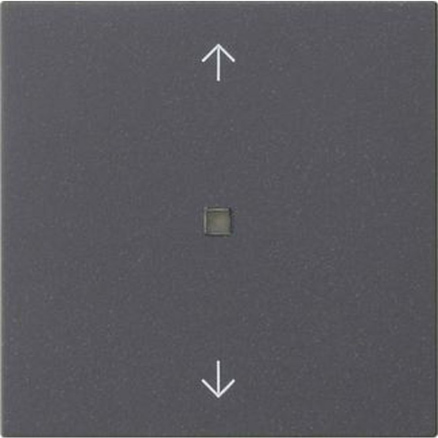 RF Multi bedieningselement-opzetstuk 1-voudig pijlen KNX System 55 antraciet