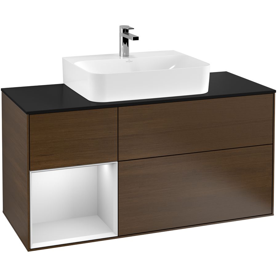 Wastafelonderkast Finion 1200x603x501mm W.Veneer F162MTGN