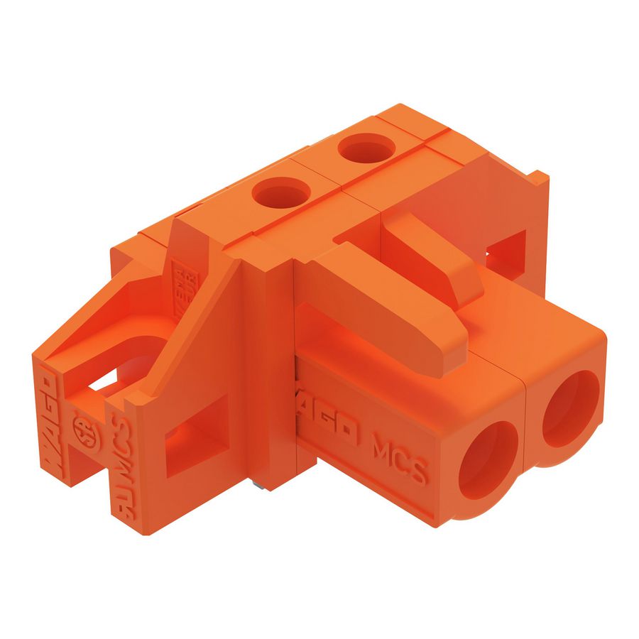 THT FE steker HA raster 5,08mm oranje 232-262/031-000VVE=100