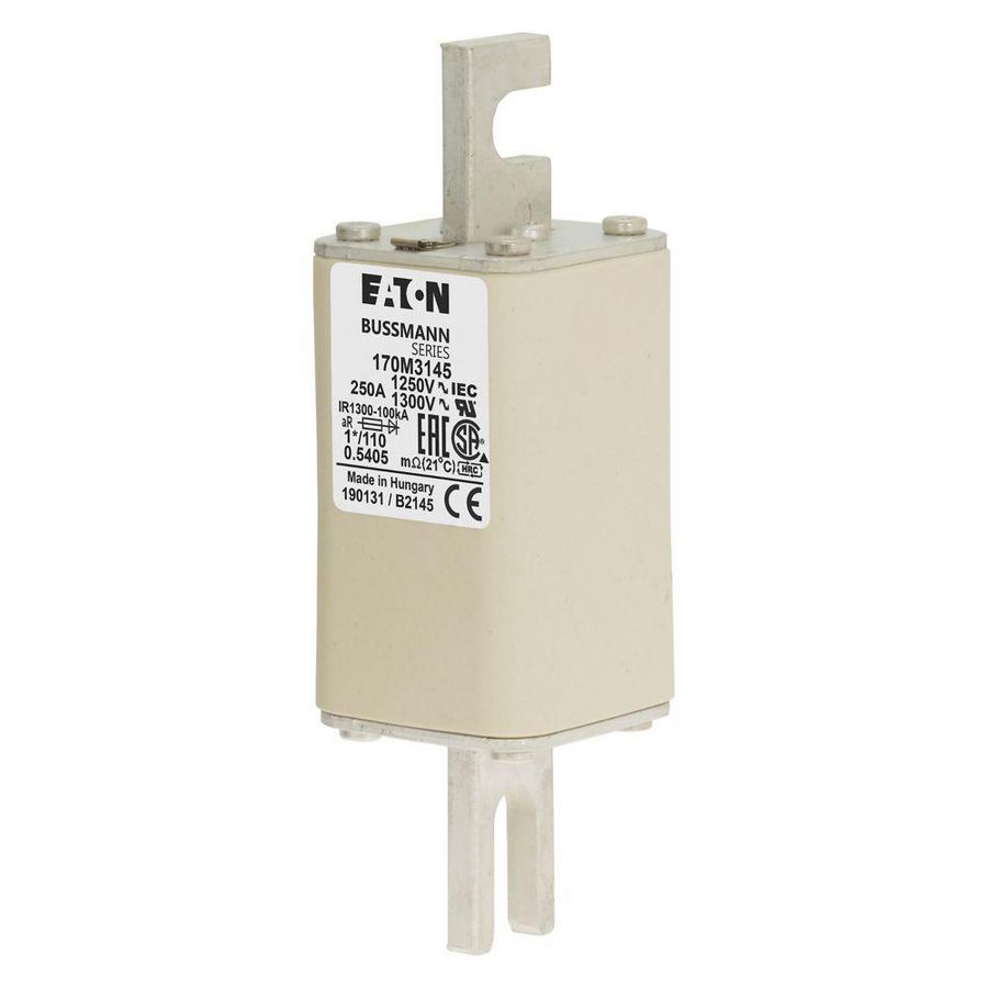 Zekering h. snelheid 250A AC 1250V 100kA compact 1 45 VVE=6