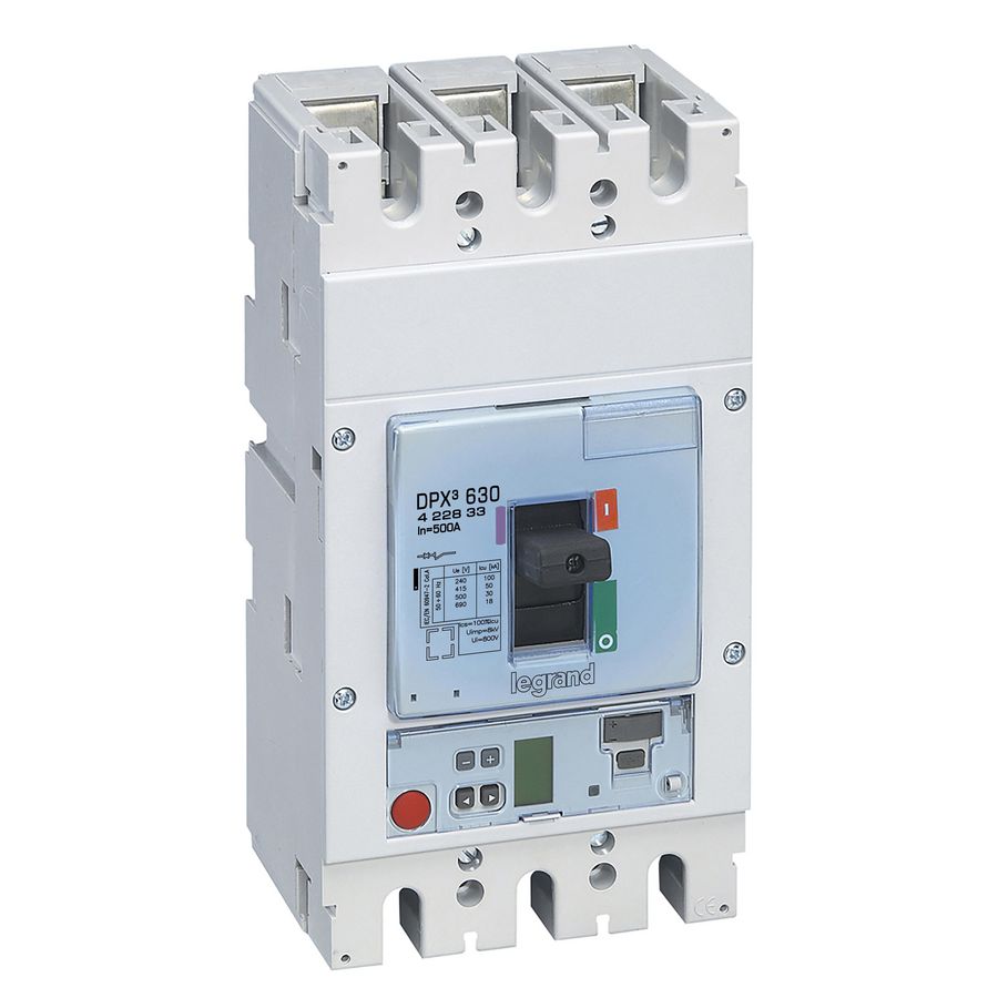 Vermogensschakelaar DPX3 630 S10 500A 3P 50kA
