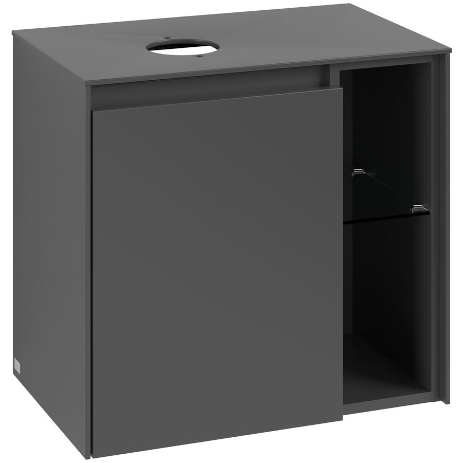 Wastafelonderkast Collaro 600x548x380mm Graphite C15200VR