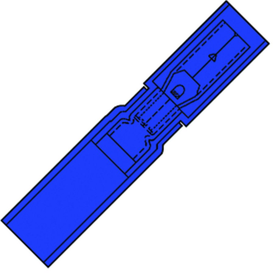 Kist a 50st. Waterdichte fohnrondstekerhuls 4mm 1,5-2,5mm²