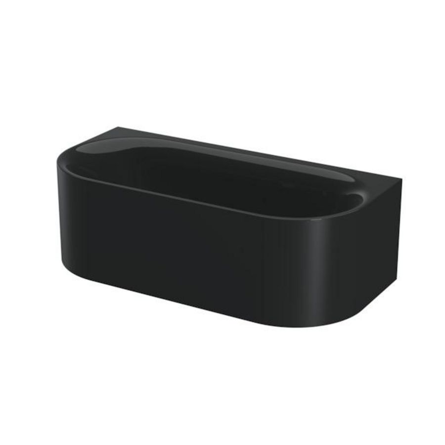 Bad BetteLux Oval I Silhouette 1800×850mm Zwart