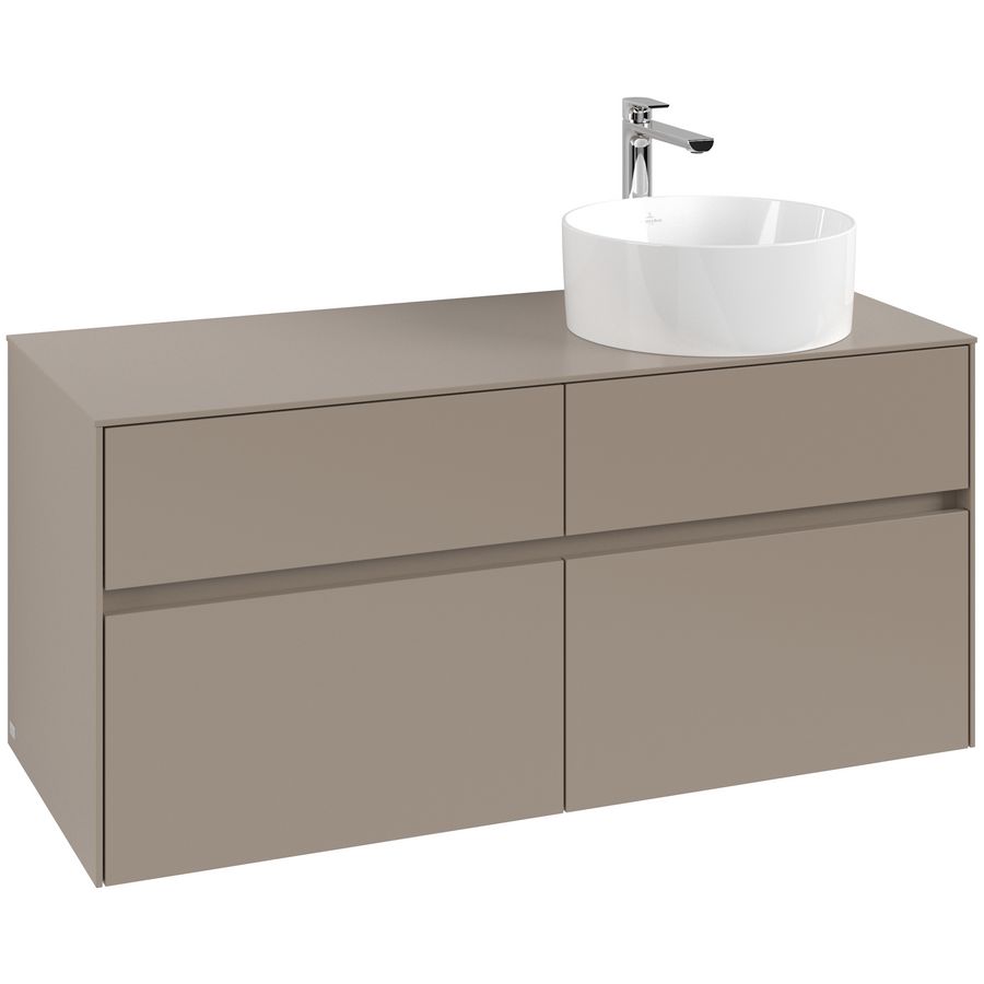 Wastafelonderkast Collaro 1200x548x500mm Taupe C043B0VM