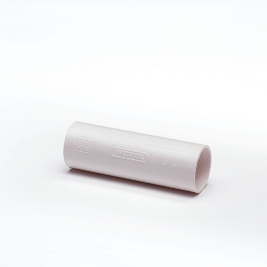 Elektrosok PVC wit 3/4"