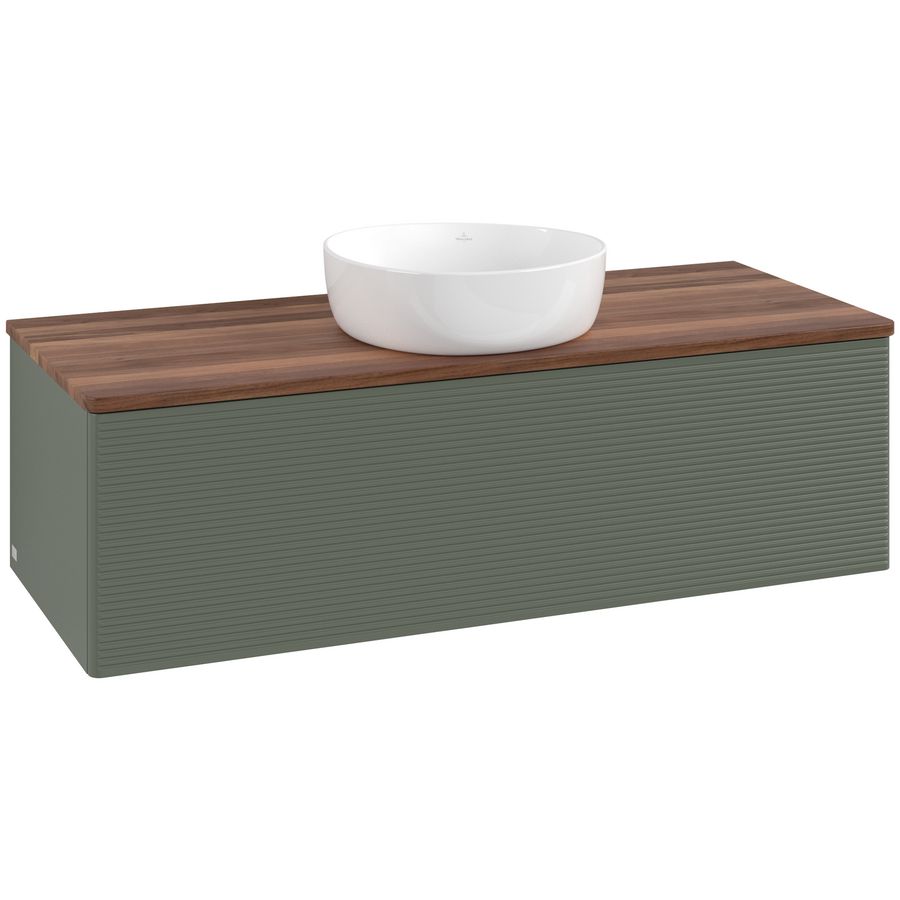 Wastafelonderkast Antao 1200x360x500mm L.Green Matt Lacquer K32112HL