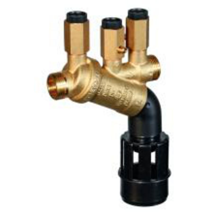 Terugstroom beveiligingsafsluiter Mini-uitvoering 3/8