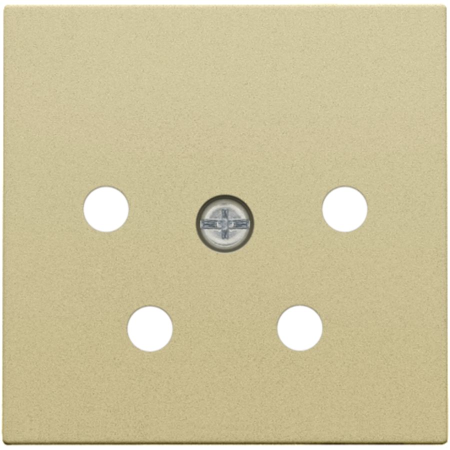 Afwerkingsset 4-polig inbouwcontactdoos PTT gold