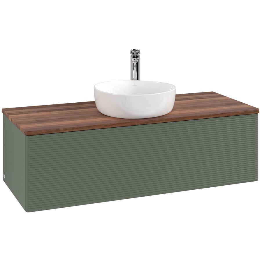 Wastafelonderkast Antao 1200x360x500mm L.Green Matt Lacquer K32152HL
