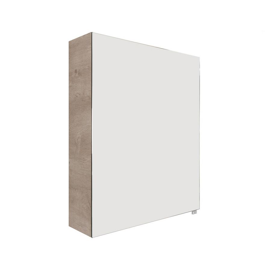 Spiegelkast SKBC01 full colour 600x160mm dubbelzijdig links zwart excl. verlichting / bedrading