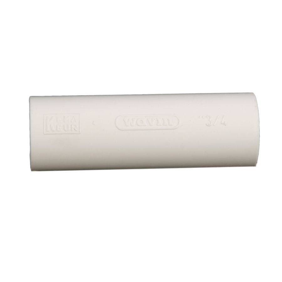 Elektrosok PVC wit 5/8"