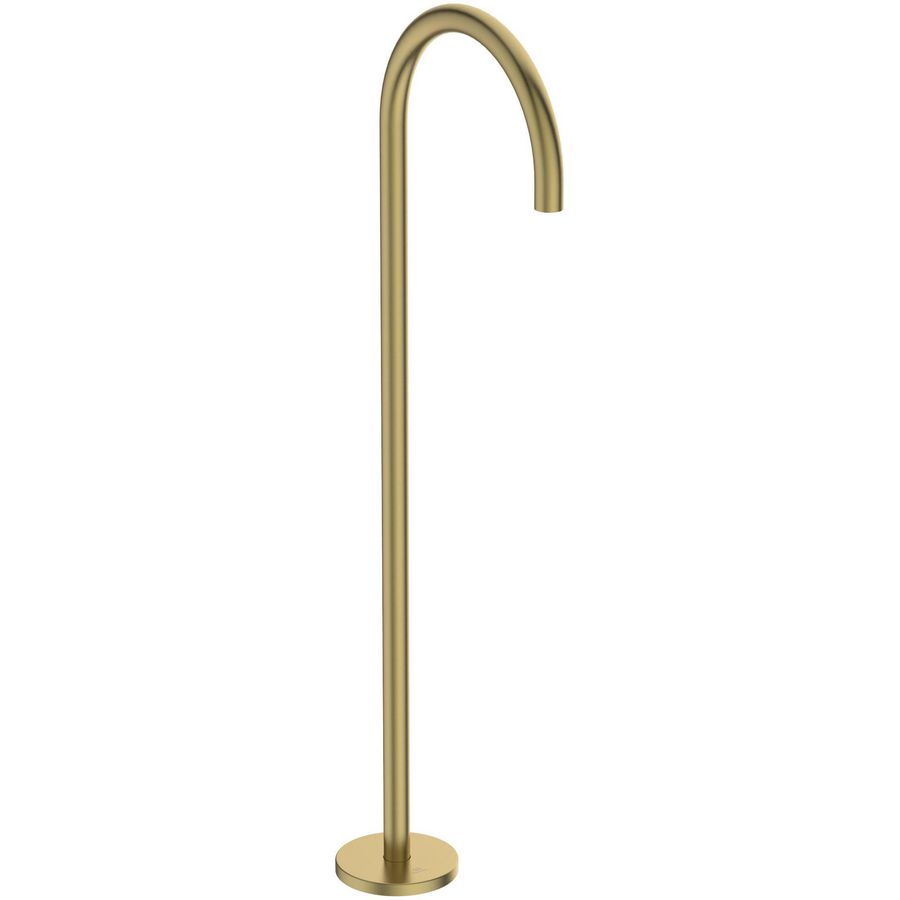 Joy vrijstaande badmengkraan brushed gold (mat goudkleurig)