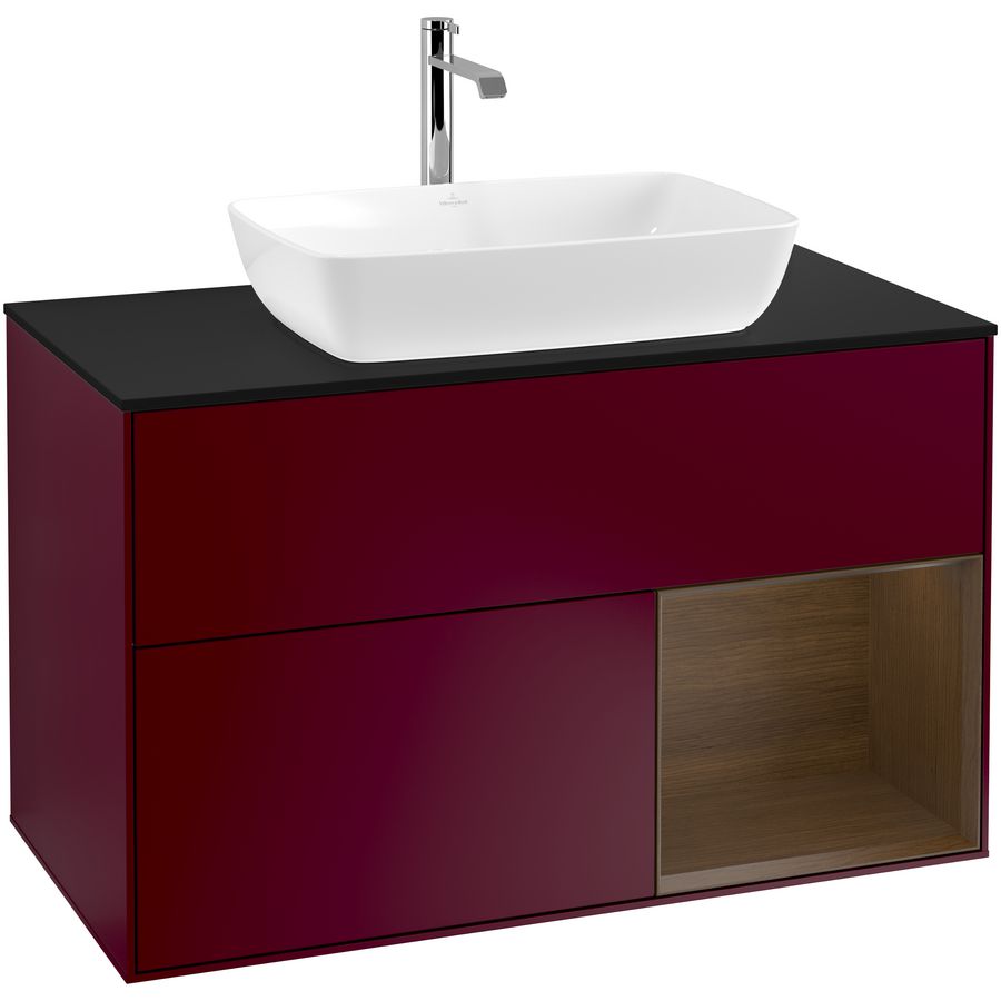 Wastafelonderkast Finion 1000x603x501mm Peony Matt Lacquer F782GNHB