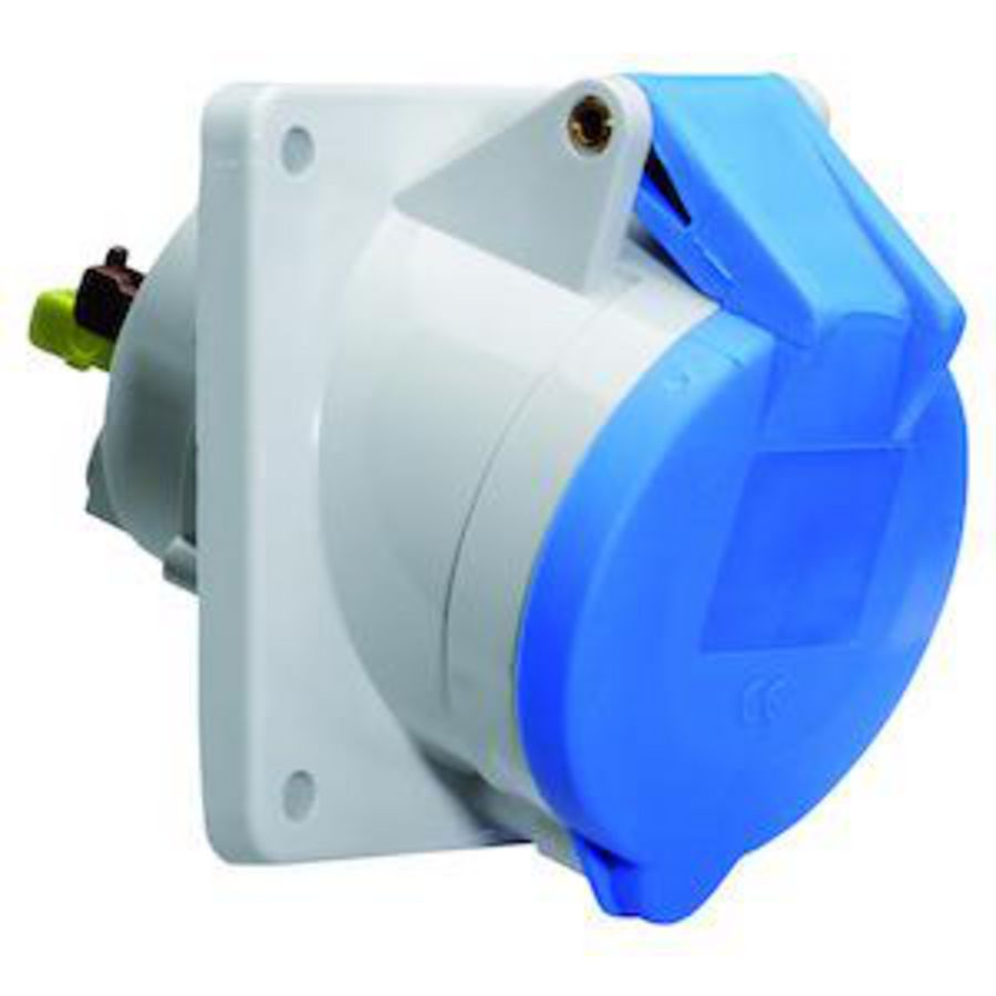 CEE-contactd. ICD 6h 16A 3P 230V IP44 85x85 QC Sch