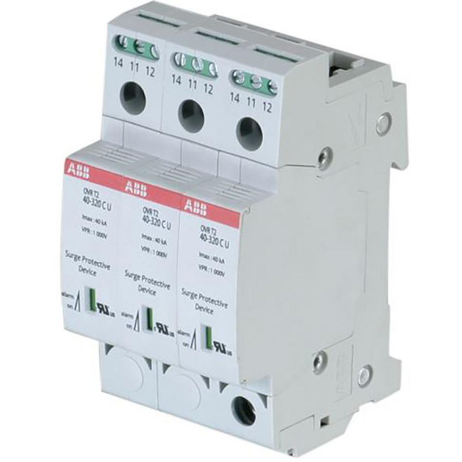 Overspanningsbeveiliging type 2 UL uitv. 3 pool 40kA 175V