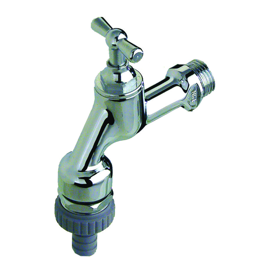Beluchterkraan SEPP 1/2" met keerklep HD kruk Ms DN15 Chroom Seppelfricke 