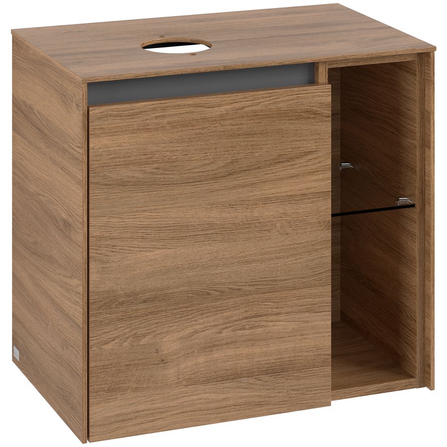 Wastafelonderkast Collaro 600x548x380mm Oak.Kans C15200RH