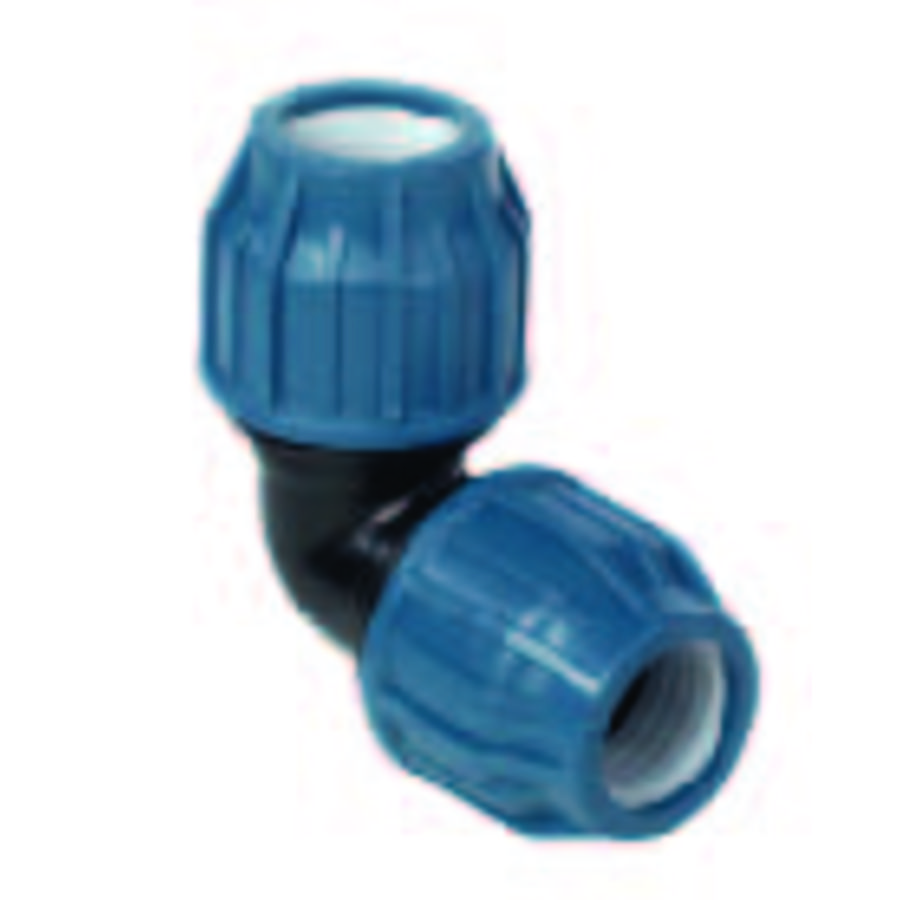 Bochtstuk Microflex PE x PE Polypropyleen 90° 75/6,8