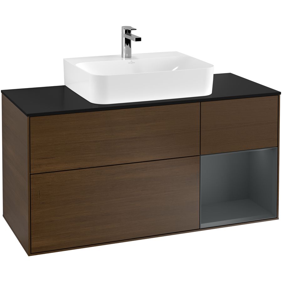 Wastafelonderkast Finion 1200x603x501mm W.Veneer F172HGGN