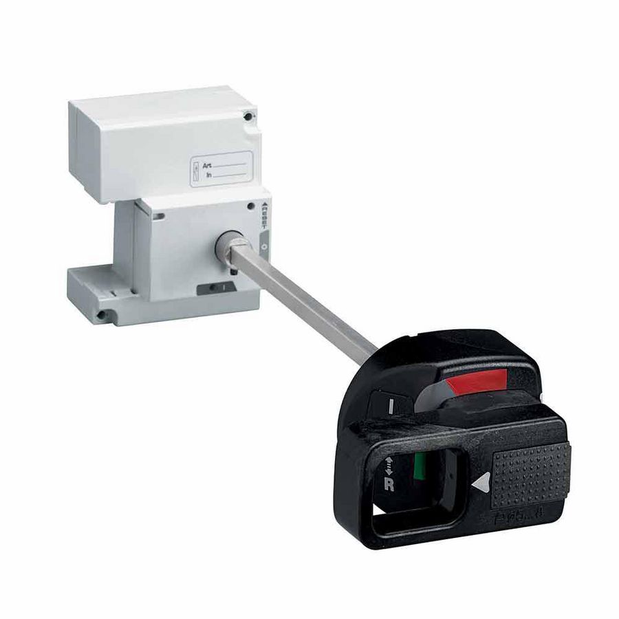 Draaibediening 160/250 verplaatst standaard zwart DPX3