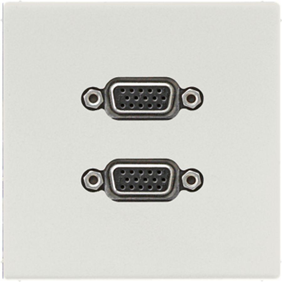 Afdekking licht grijs voor 2xVGA LS990