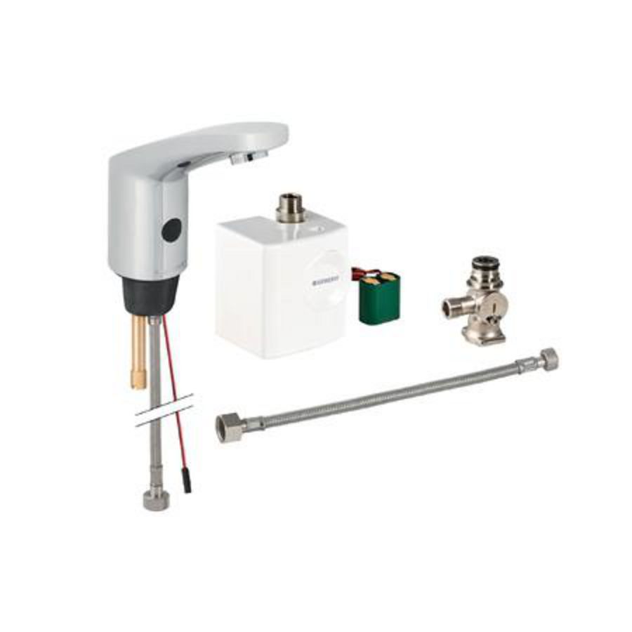 Wastafelkraan 185 infrarood meng/koudwater generatorvoeding met mengunit