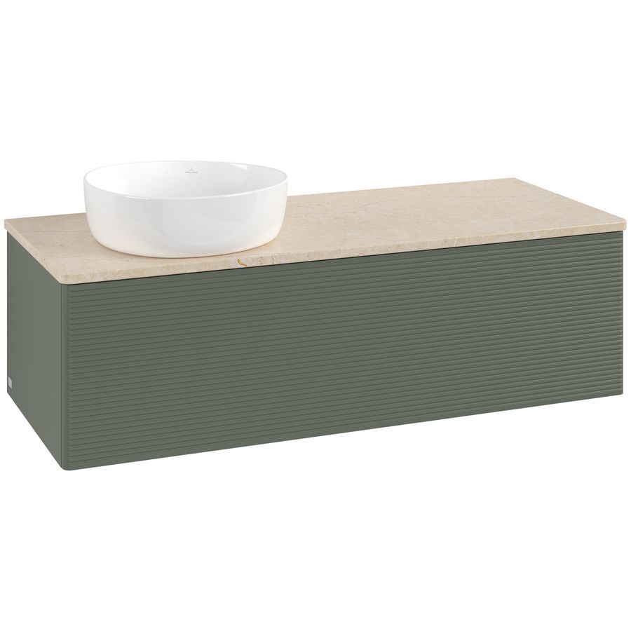Wastafelonderkast Antao 1200x360x500mm L.Green Matt Lacquer K33113HL