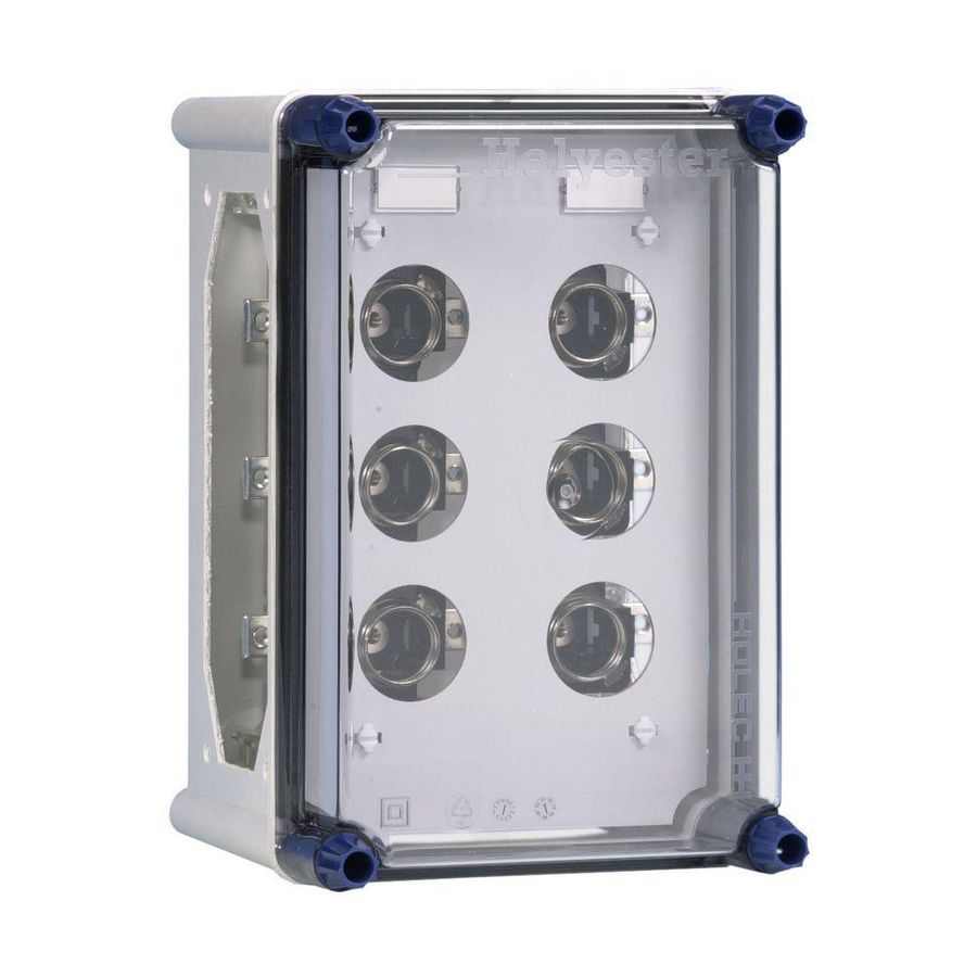Krachtgroepenkast 2x25A DII incl. rails
