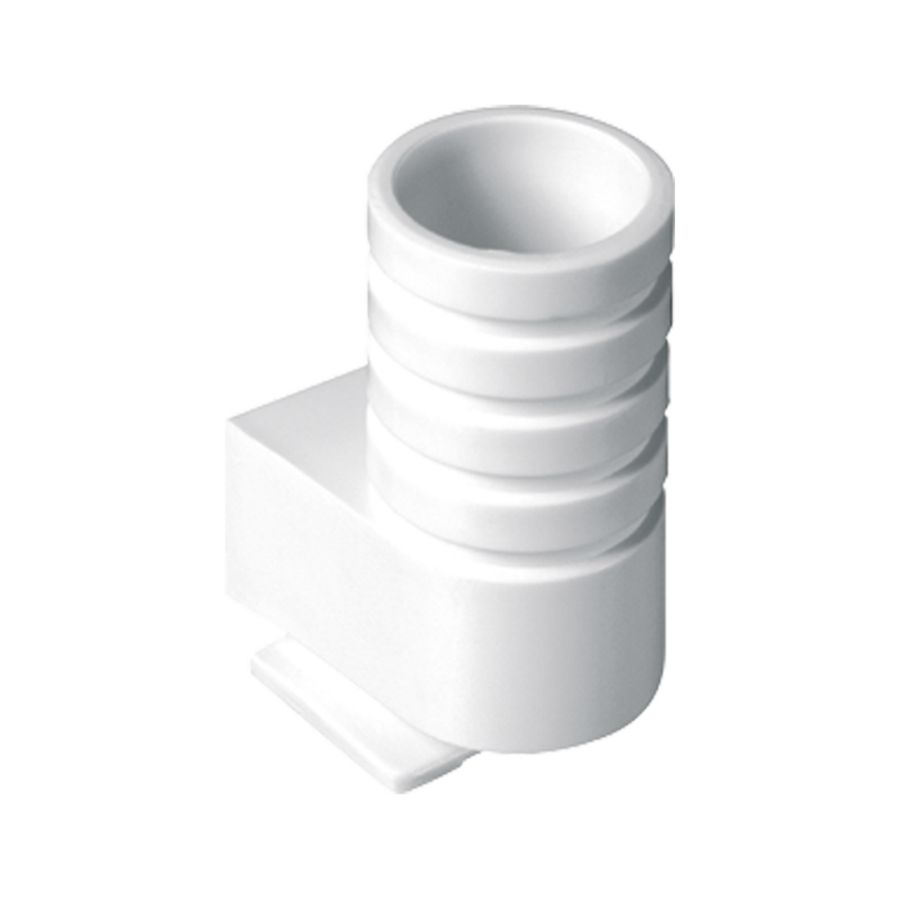 Invoerstukje alpin wit voor buis 16 mm.