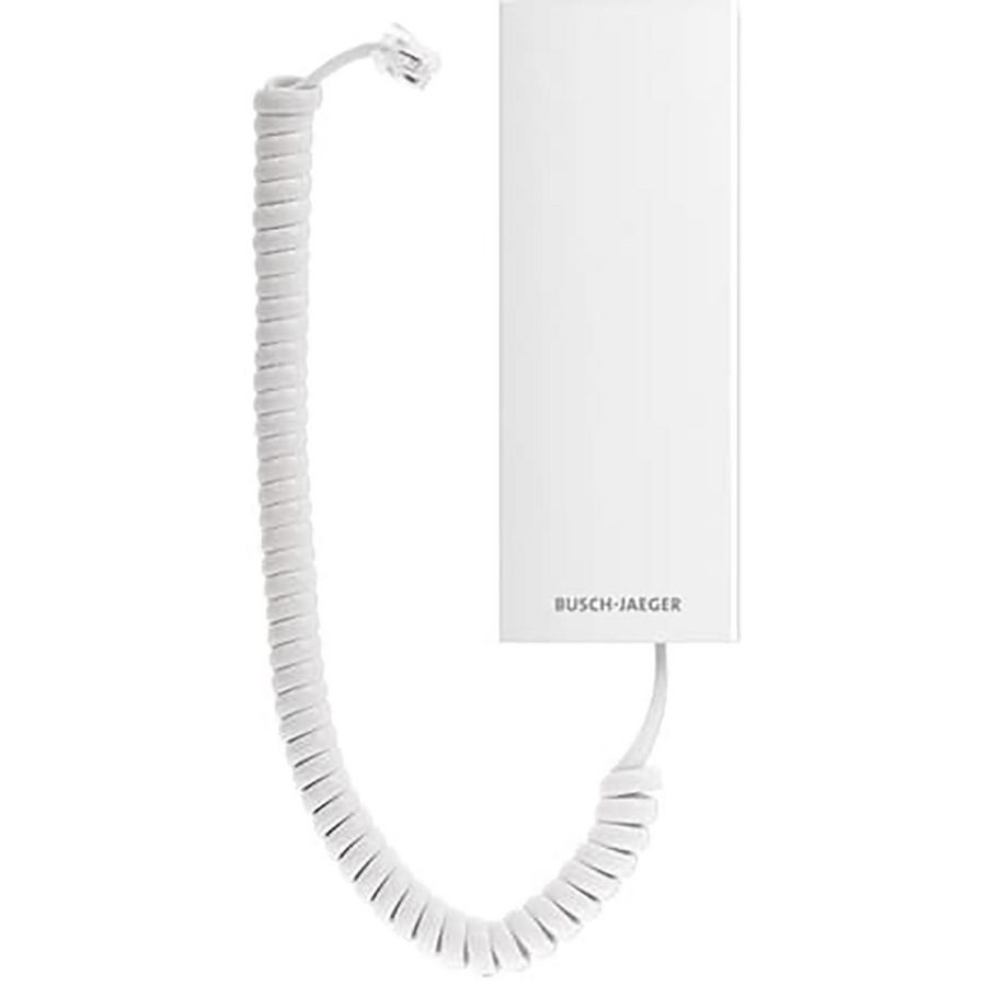 Welcome hoorn met snoer studiowit mat (83505-624)