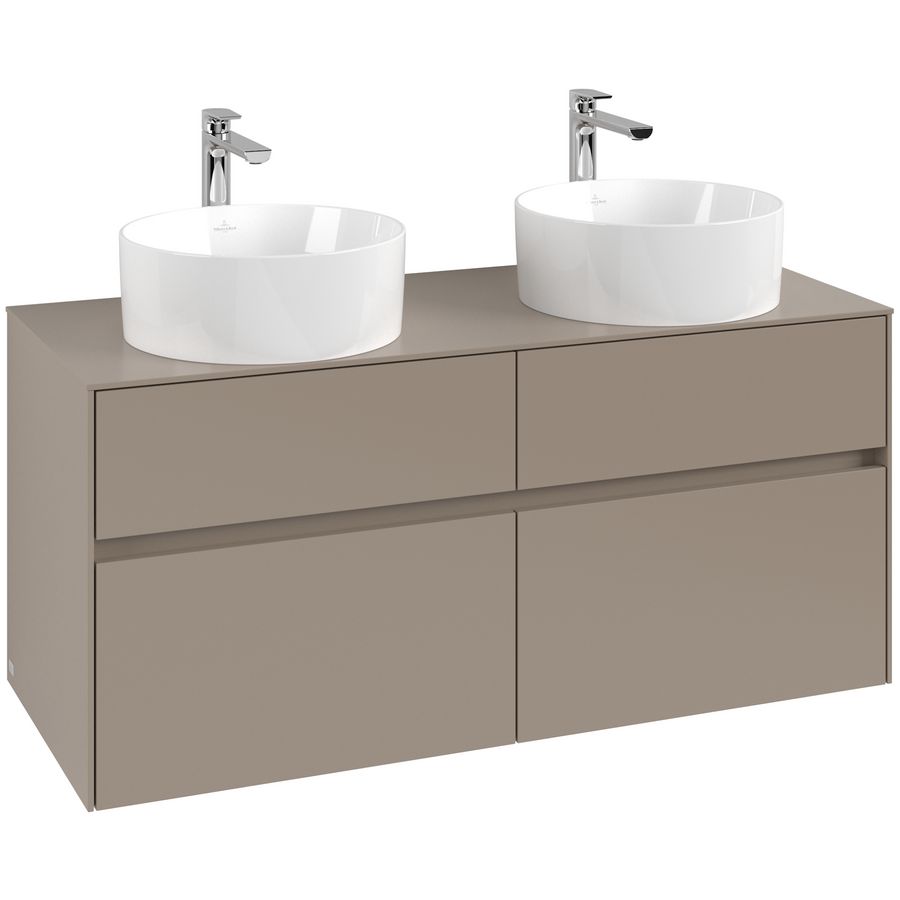 Wastafelonderkast Collaro 1200x548x500mm Taupe C044B0VM