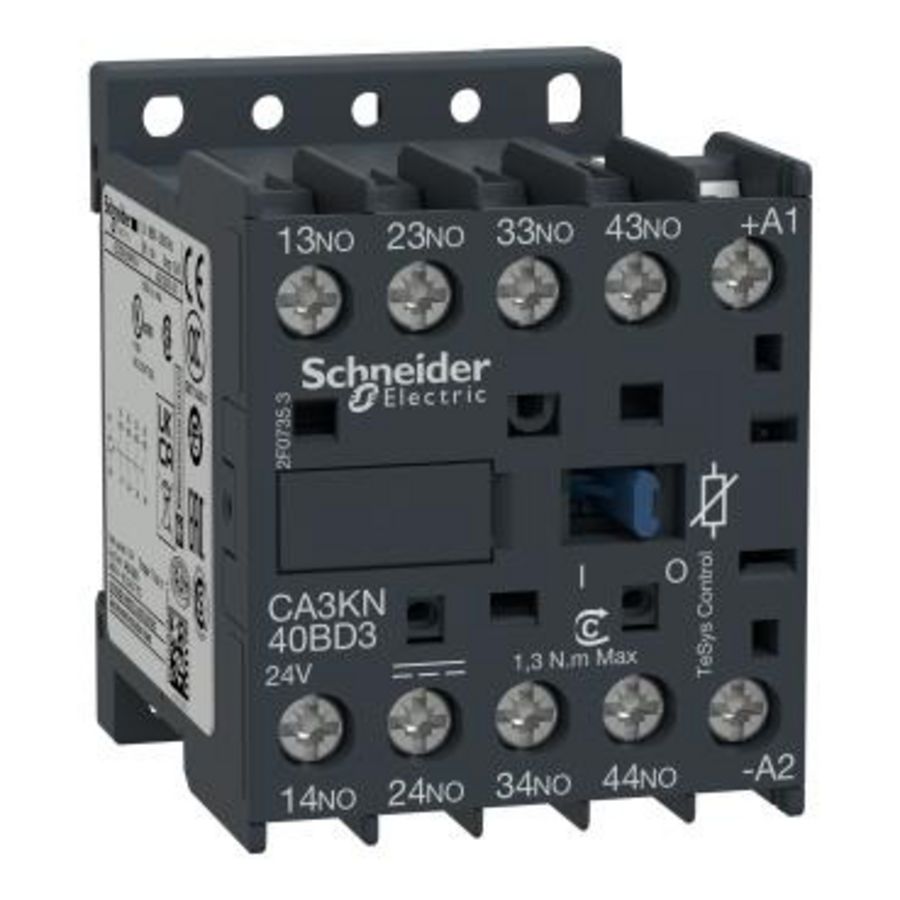 Hulpcontactor 4M <=690V Stuurspanning 24V DC Schroef K