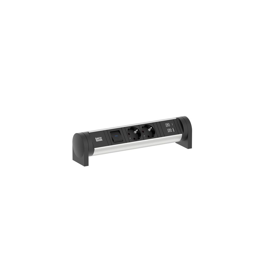 CYCLE Desk Bureau stekkerdoos 2x 230V + 1x USB A/C chrgr