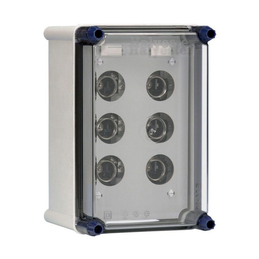 Krachtgroepenkast 2x25A DII incl. rails