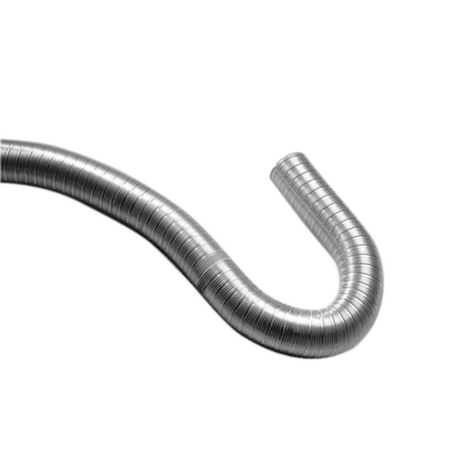 Rol a 50m. rookgasafvoerleiding RVS flexibel INOX Ø60mm gastec QA